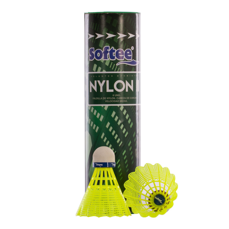 Volantes Badminton Softee 'Nylon Ii' 6Uds